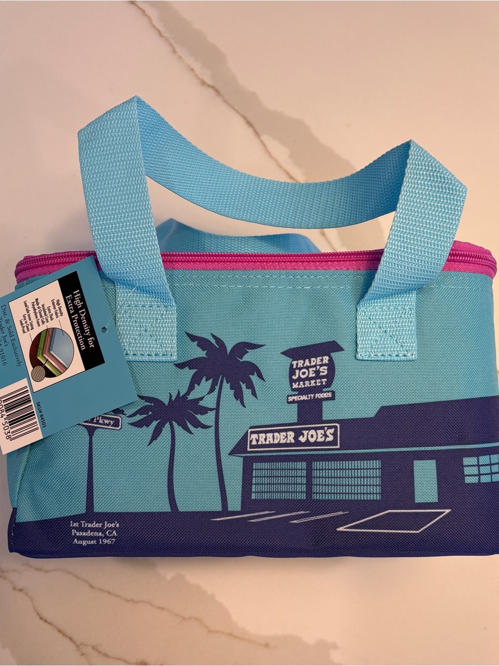 Trader Joe's Blue Insulated mini Lunch Bag